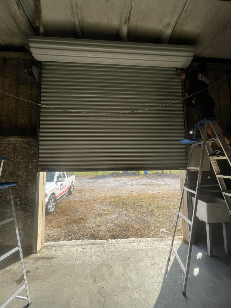Commercial Roll Up Door Off Track Repair