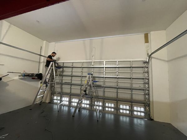 2 Car Garage High lift Conversion in Lakeland