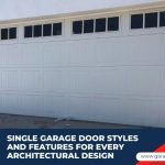 single garage door styles