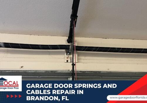 Garage Door Springs and Cables Repair in Brandon, FL
