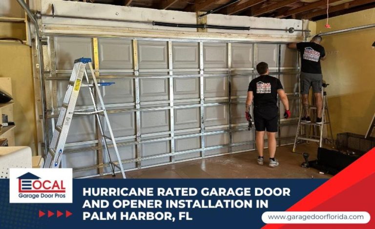 Hurricane Rated Garage Door And Opener Installation in Palm Harbor, FL
