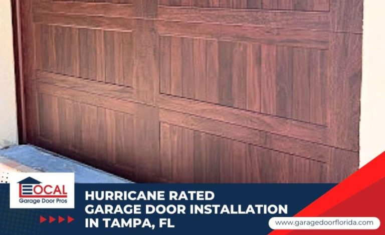 Hurricane Rated Garage Door Installation in Tampa, FL