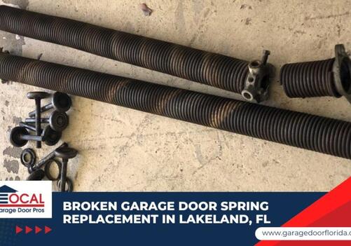 Broken Garage Door Spring Replacement in Lakeland, FL