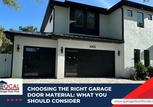 garage door materials