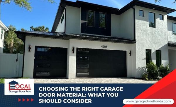 garage door materials