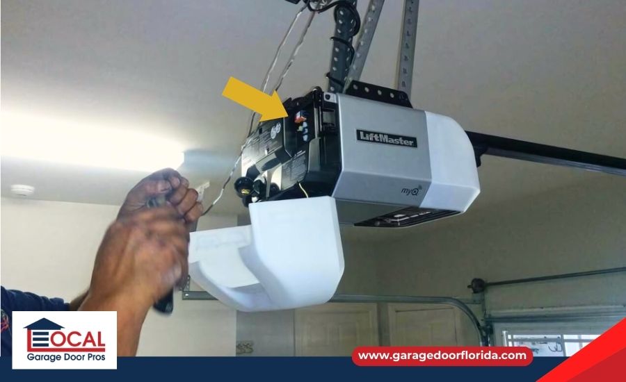 liftmaster-learn-button-closeup