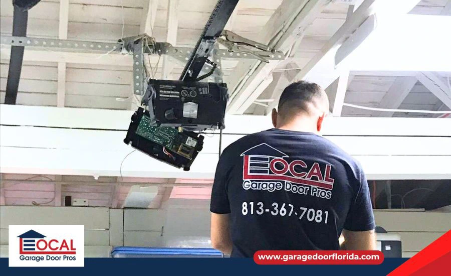 garage door opener motor inspection