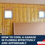 Insulating a garage door with foam boards and weatherstripping