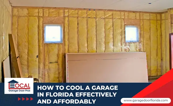 Insulating a garage door with foam boards and weatherstripping