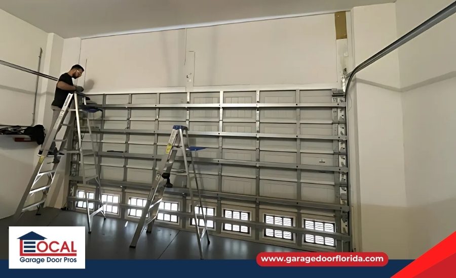 Professional garage door installation