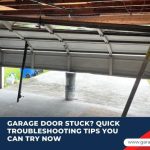 garage door stuck
