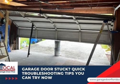 garage door stuck