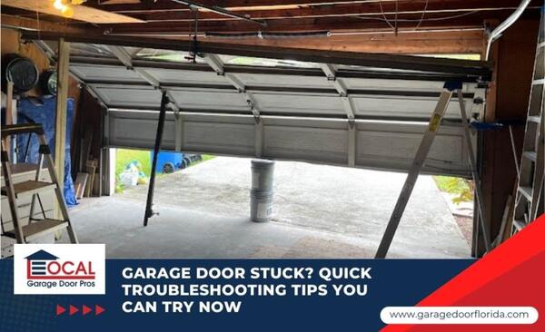 garage door stuck