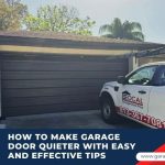 how to make garage door quieter