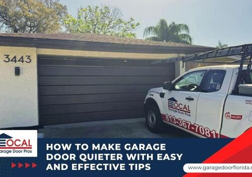 how to make garage door quieter