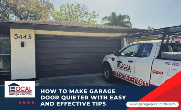 how to make garage door quieter