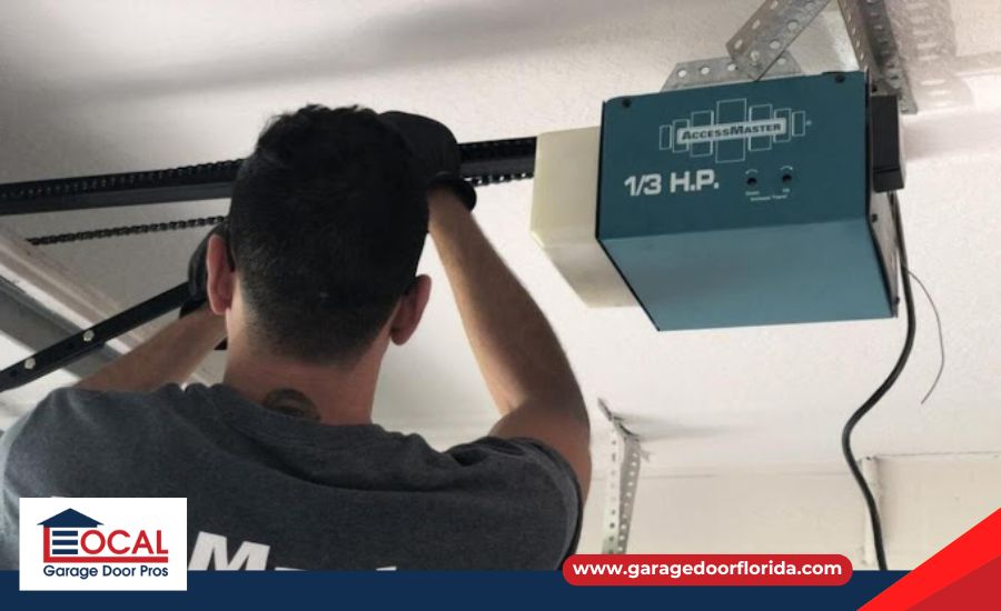 repairing a garage door opener