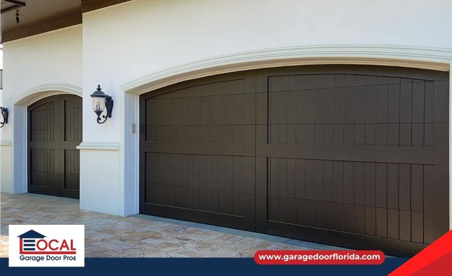 newly replaced garage door