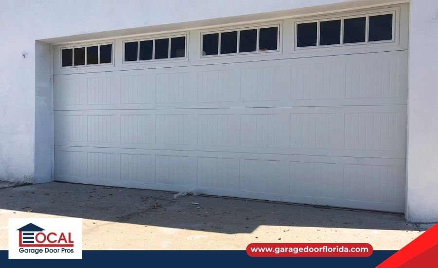 Customized Garage Door with Decorative Hardware
