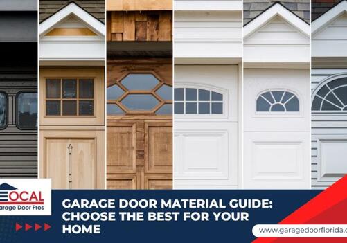 Garage door material