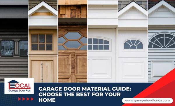 Garage door material