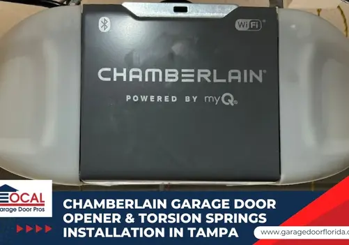Chamberlain Garage Door Opener Torsion Springs Installation Tampa