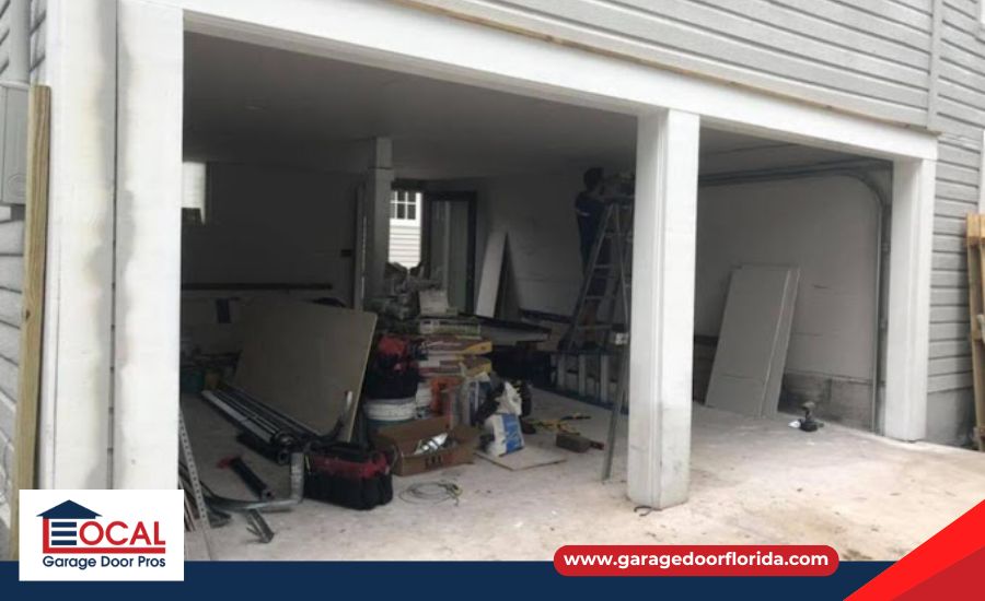 Resetting garage door opener after power outage