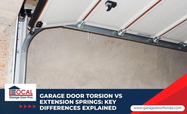 Garage Door Torsion vs Extension Springs: Key Differences Explained