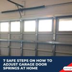 how to adjust garage door springs