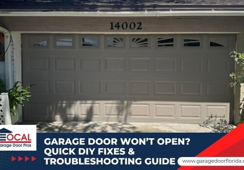 Garage Door Wont Open Quick DIY Fixes Troubleshooting Guide