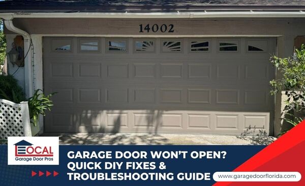 Garage Door Wont Open Quick DIY Fixes Troubleshooting Guide