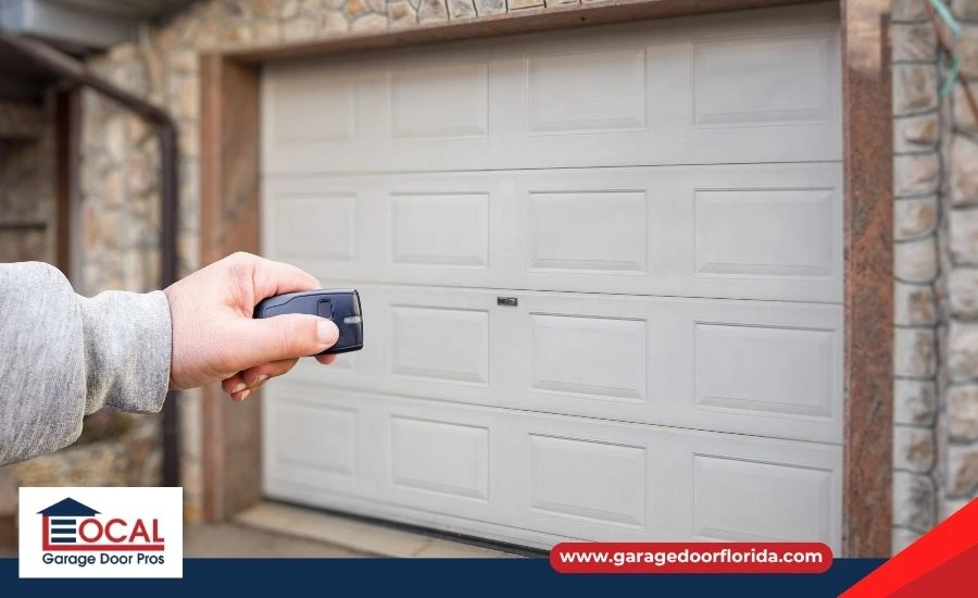 Replacing batteries in garage door remote control