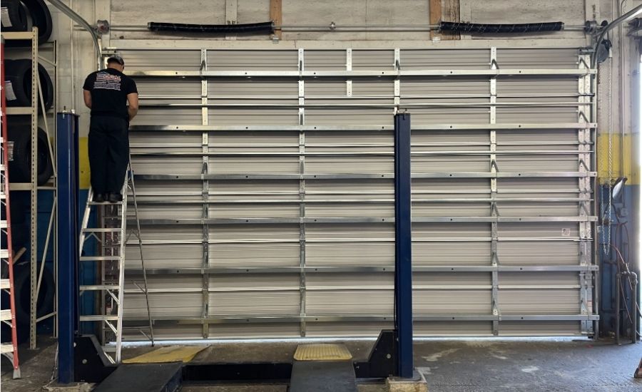 Commercial Sectional Overhead Doors Installation