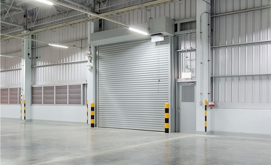 Commercial Steel Roll-Up Door Installation