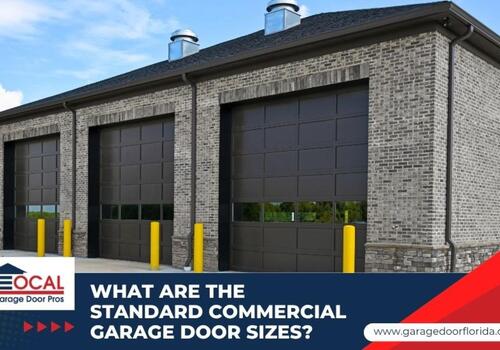 commercial garage door sizes