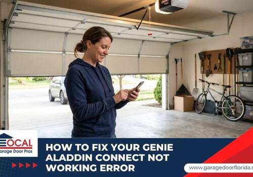 A homeowner using a smartphone app to control a smart garage door setup.