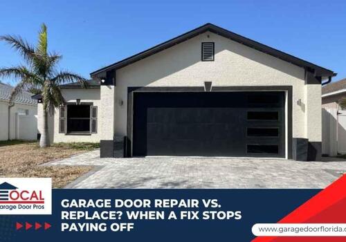 garage door repair vs replace garage door repair vs. replace