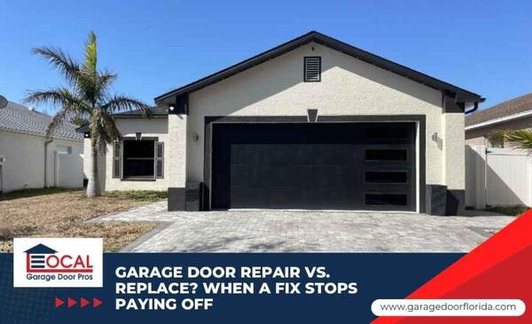 garage door repair vs. replace